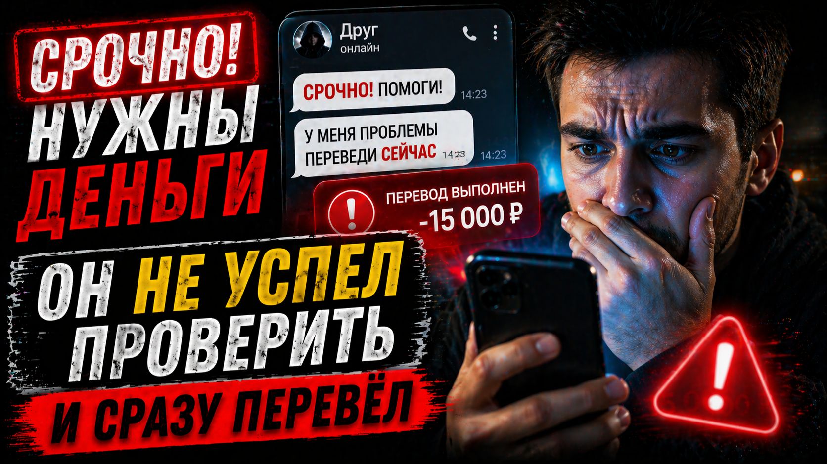 Схема “срочной помощи”: как людей заставляют переводить деньги без проверки