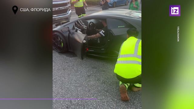 Американка на пикапе смяла «Ламборджини» за $400 тыс.