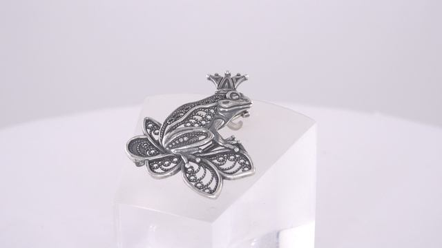 Брошь Лягушка