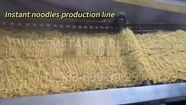 Линия по производству лапши быстрого приготовления, модель 11 000 шт/смена
