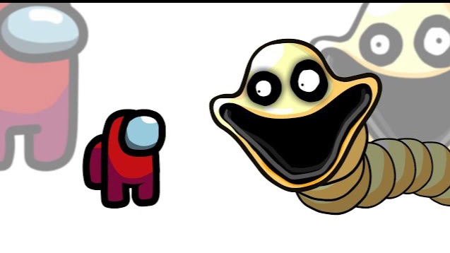 КРАСНЫЙ ИЗ АМОНГ АС СТОЛКНУЛСЯ С ПЛОТОЯДНЫМ ЧЕРВЁМ!! СРАЖЕНИЕ ЗА ЖИЗНЬ И ЧЕСТЬ!