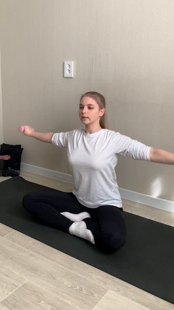 Пилатес для красивой спины и сильных рук | План тренировок | День 2 | Тренировка дома