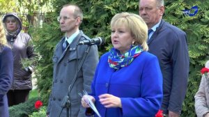 Возле мемориала «Жертвам Чернобыля» на митинг собрались ученики военно-патриотических классов