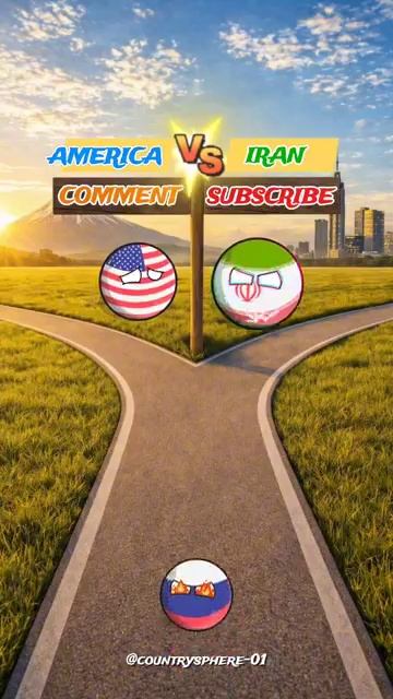 USA vs Iran Who Supports Whom #countryballs