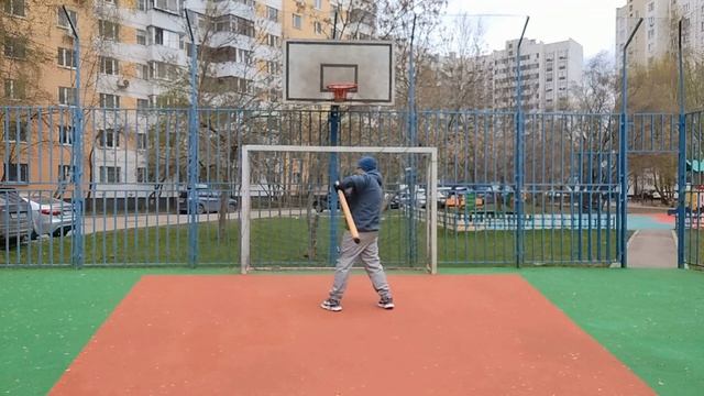 Упражнения с бревном из бука (длина 200 см, вес 2.5 кг, диаметр 5 см)-4