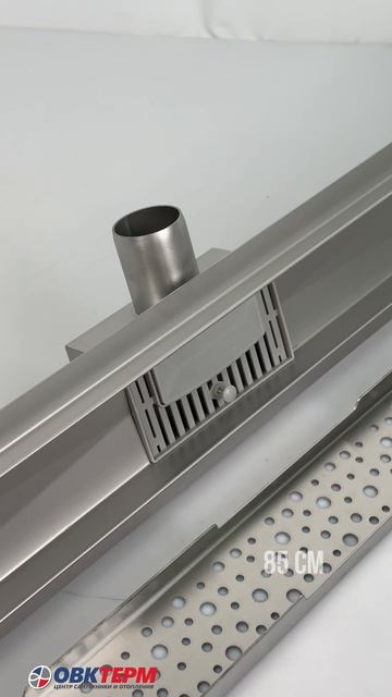 Трап-лоток 85 см нерж (сухой + гидрозатвор) TIM BAD418502 (1шт/4упак)