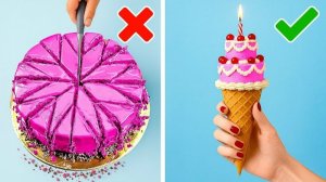 КАК РАЗРЕЗАТЬ ТОРТ КАК ПРОФЕССИОНАЛ! Гениальные лайфхаки, которые вам понравятся