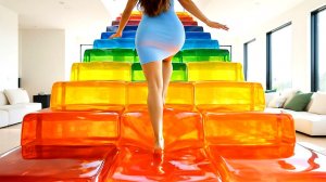 По какой лестнице вы бы поднялись? Невероятно приятное ASMR-видео с искусственным интеллектом