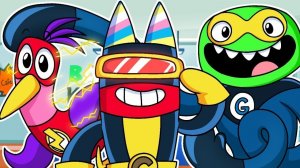 СУПЕРГЕРОИ В САДУ БАН БАНА!   Garten of Ban Ban 4 - Анимации на русском