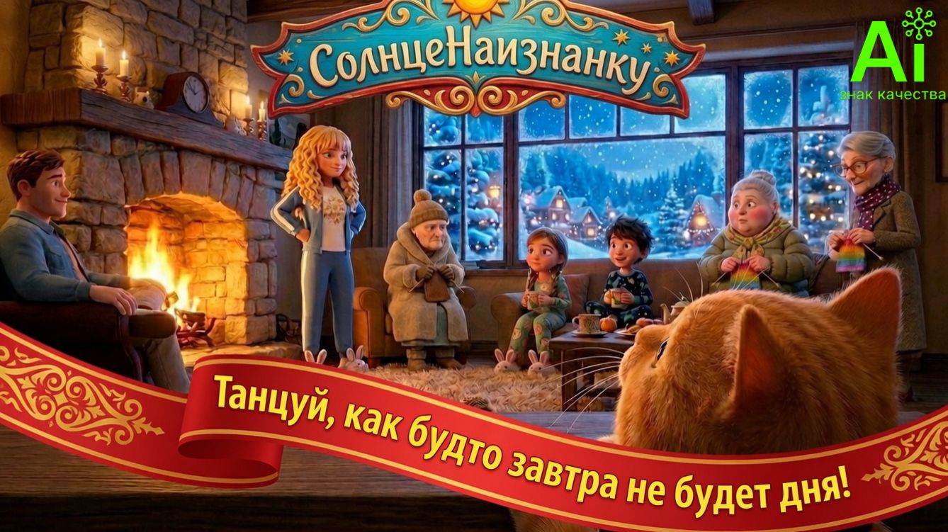 ИИ клип. Солнце наизнанку.