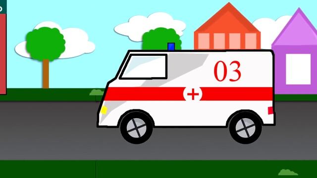 Мультик про машинки Машина Скорой Помощи  Развивающий мультик для детей