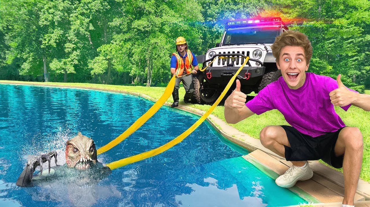 Охота на ОЗЕРНОГО МОНСТРА Мы ПОИМАЛИ Его