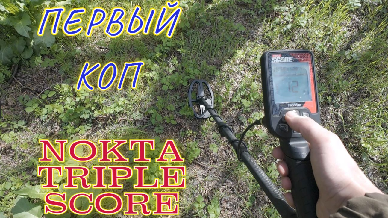 Поиск в деревне и лесу с Nokta Triple Score.