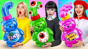 Кулинарный Челлендж# Уэнсдей Против Бабушки # Секретные Лайфхаки и Гаджеты от Bubba DO Challenge