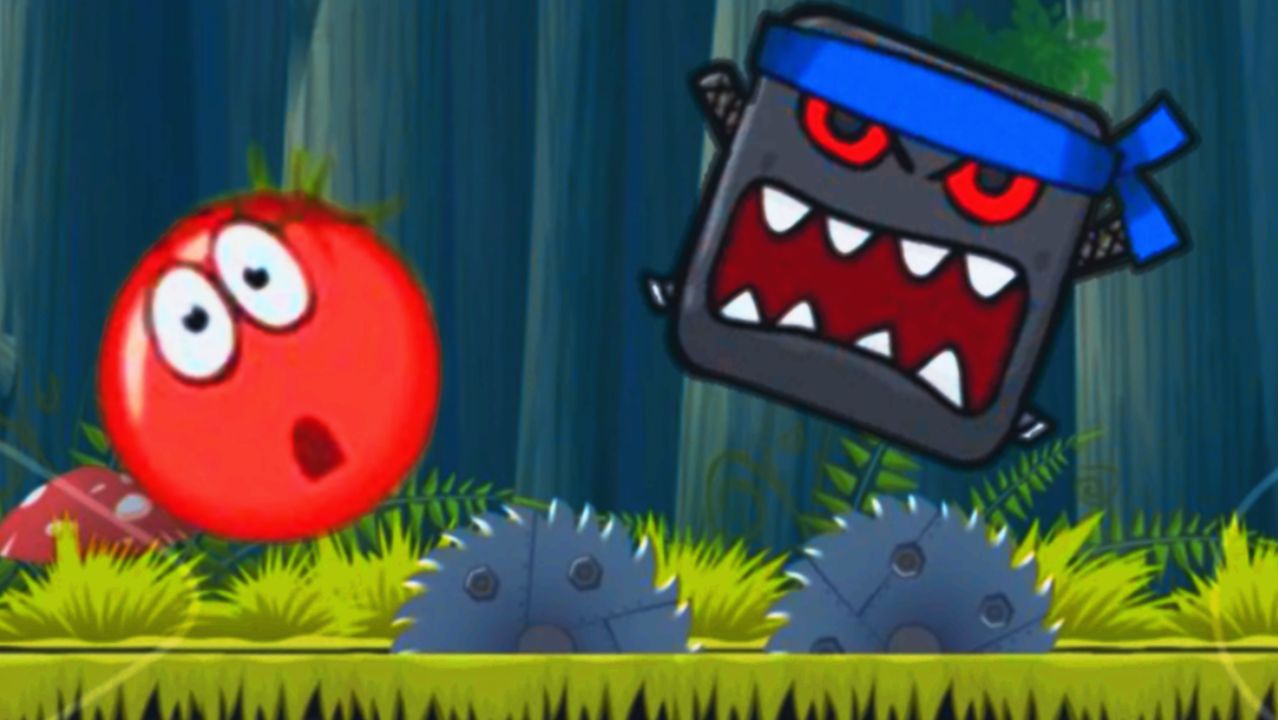 Красный Шарик 4 Red Ball 4. Красный Шар в Дремучем Лесу против Черных Квадратов Кто Кого? 2