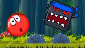 Красный Шарик 4 (Red Ball 4). Красный Шар в Дремучем Лесу против Черных Квадратов Кто Кого? #2