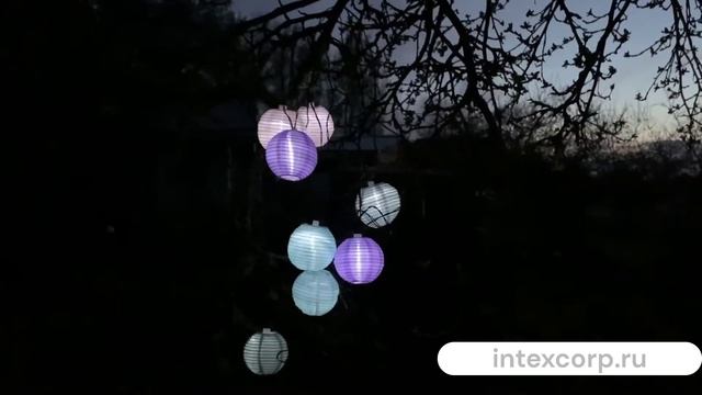 Садовая гирлянда Solar ЧАЙНА-ЛАЙТ на солнечной батарее, холодные белые LED-огни, 894590-3