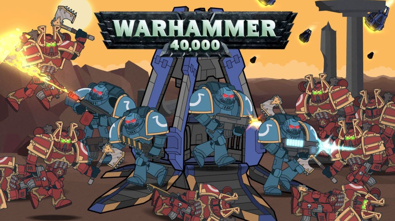 Праведный гнев   Ультрамарины vs Берсеркеры Кхорна - Мультики про танки ( Warhammer 40000 )