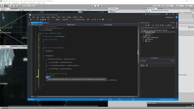 431. Challenge Prevent Moving During Idle Animation
