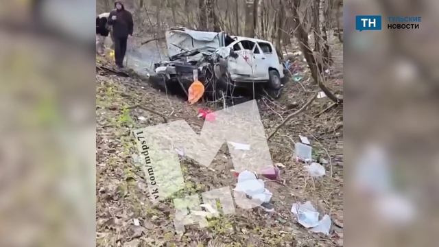 В Ясногорском районе два автомобиля стали грудой металла после ДТП