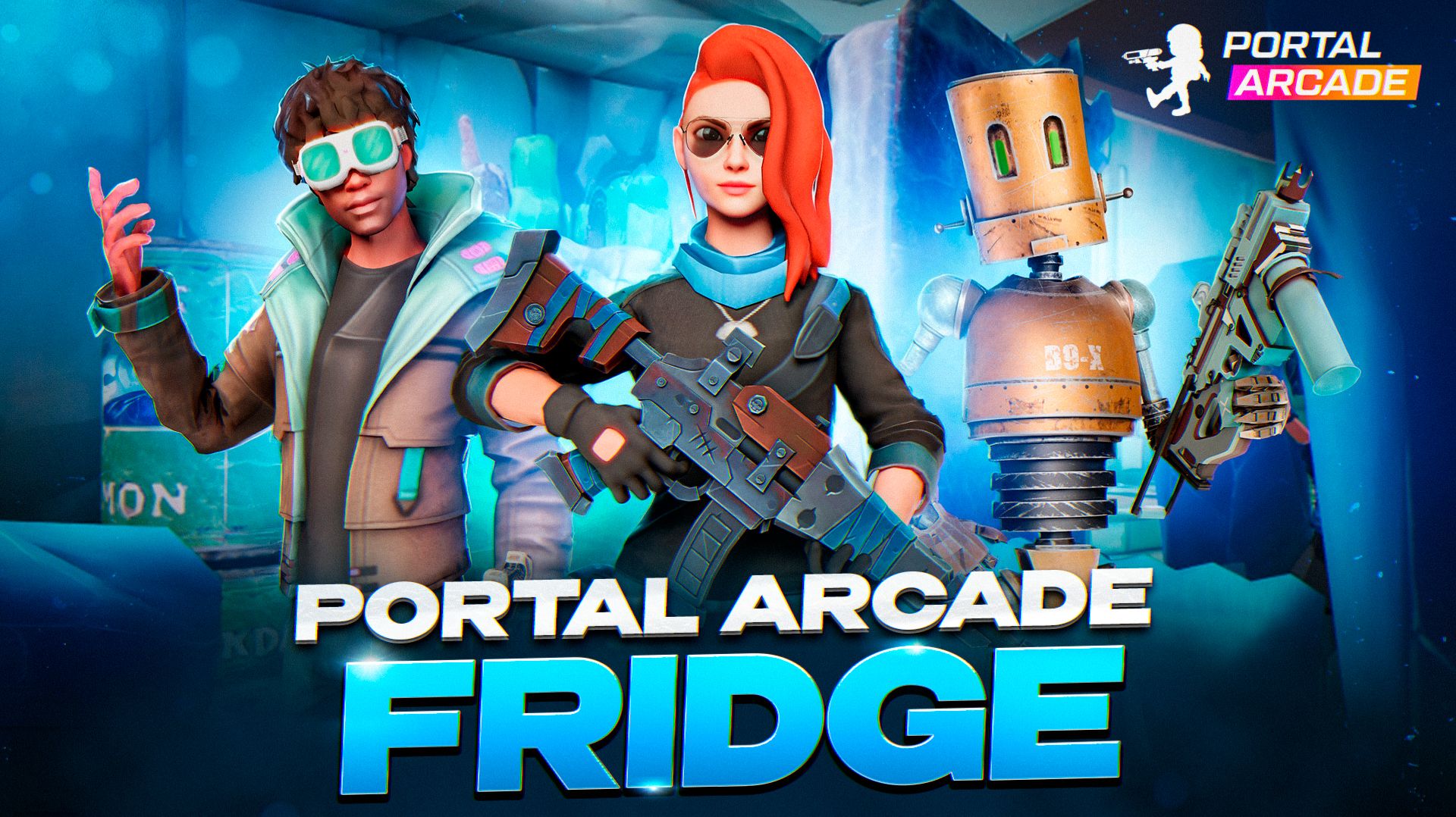 Fridge  обновленная карта для вашей VR арены  Portal Arcade  Перестрелка в холодильнике