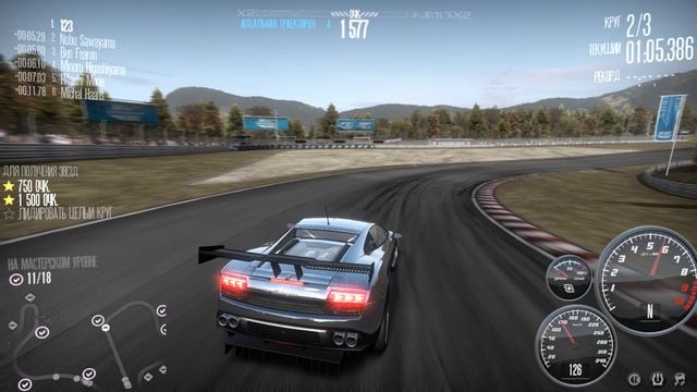 Need For Speed  Shift. 3 уровень. 119. Europe Vs Japan. 1. Гонка на Autopolis GP. 1 попытка.