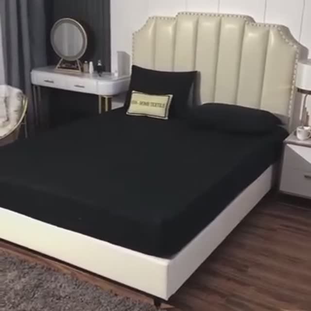 Комплект постельного белья Однотонный Сатин «Ночная тишина»