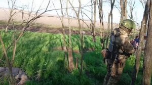 Штурм Сержант Воложанин Александр позывной Якудза командир штурмового отделения 24.04.2023г Работино