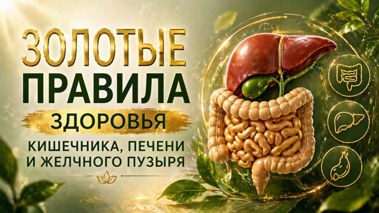 🔥 ЗОЛОТЫЕ ПРАВИЛА ЗДОРОВЬЯ КИШЕЧНИКА, ПЕЧЕНИ И ЖЕЛЧНОГО ПУЗЫРЯ