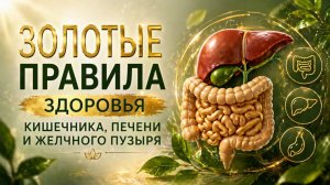🔥 ЗОЛОТЫЕ ПРАВИЛА ЗДОРОВЬЯ КИШЕЧНИКА, ПЕЧЕНИ И ЖЕЛЧНОГО ПУЗЫРЯ