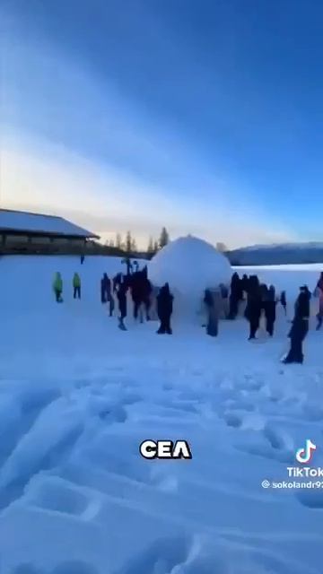 ПОЗИТИВЧИК № 0004 — «Самый большой шар из снега»