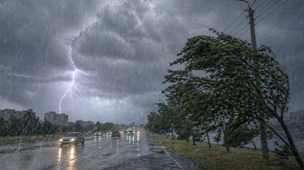 Дожди с градом и резким ветром в Казахстане. Мокрый снег выпал в горах в Армении. Погода в СНГ