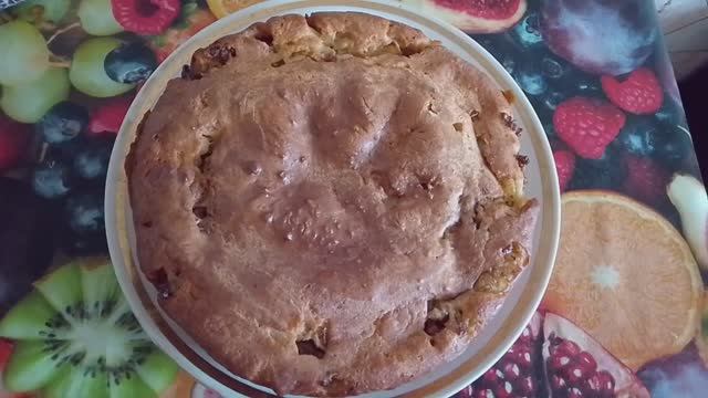 Заливной пирог с фаршем.