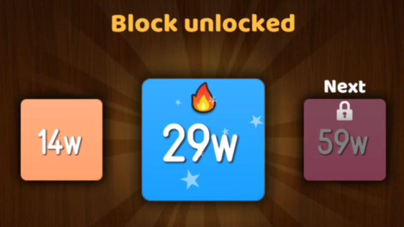 NumBlocks (7w → 14w → 29w)