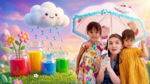 Веселые научные эксперименты с мамой и Твин Твин  для детей