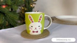 Фарфоровая чашка КРОЛЬЧОНОК ЦВЕТИК, 370 мл, Q75600570-2