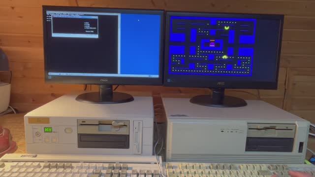 Запуск Pacman на советских сетевых картах ИОЛА