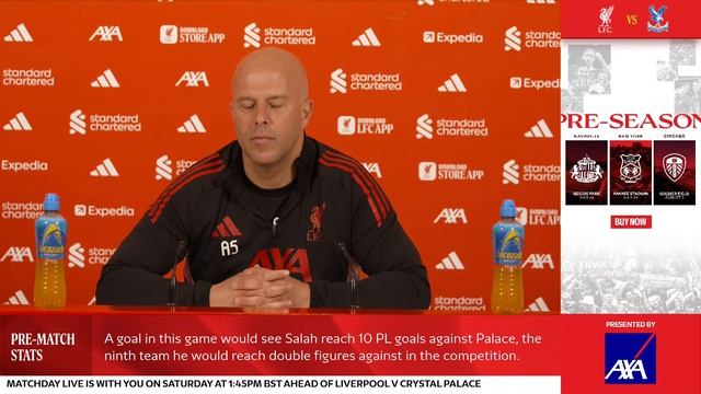 Pre-Match Press Conference | Liverpool vs Crystal Palace | Arne Slot