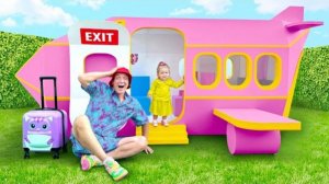 VIP против эконома! Кто летает лучше? Ева и Ники выясняют