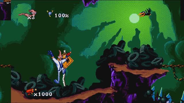 [SMD] Earthworm Jim (1994) [RetroArch - ядро Genesis Plus GX Wide]