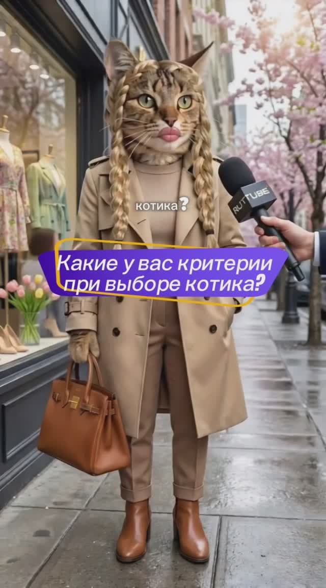 Какие у вас критерии при выборе котика?