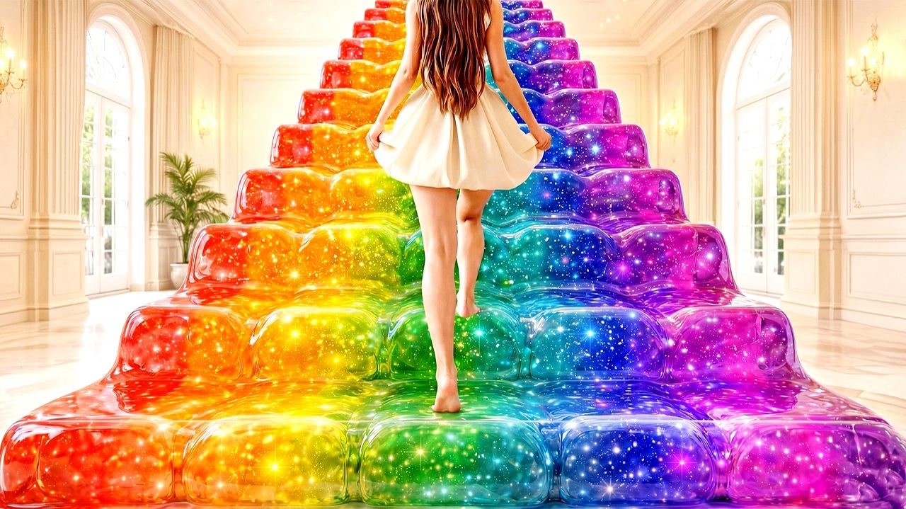 По какой лестнице вы бы осмелились пройти? Потрясающий дизайн и расслабляющее ASMR-видео