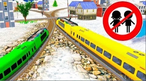 Мультики. Развивающие видео про машинки и поезда.