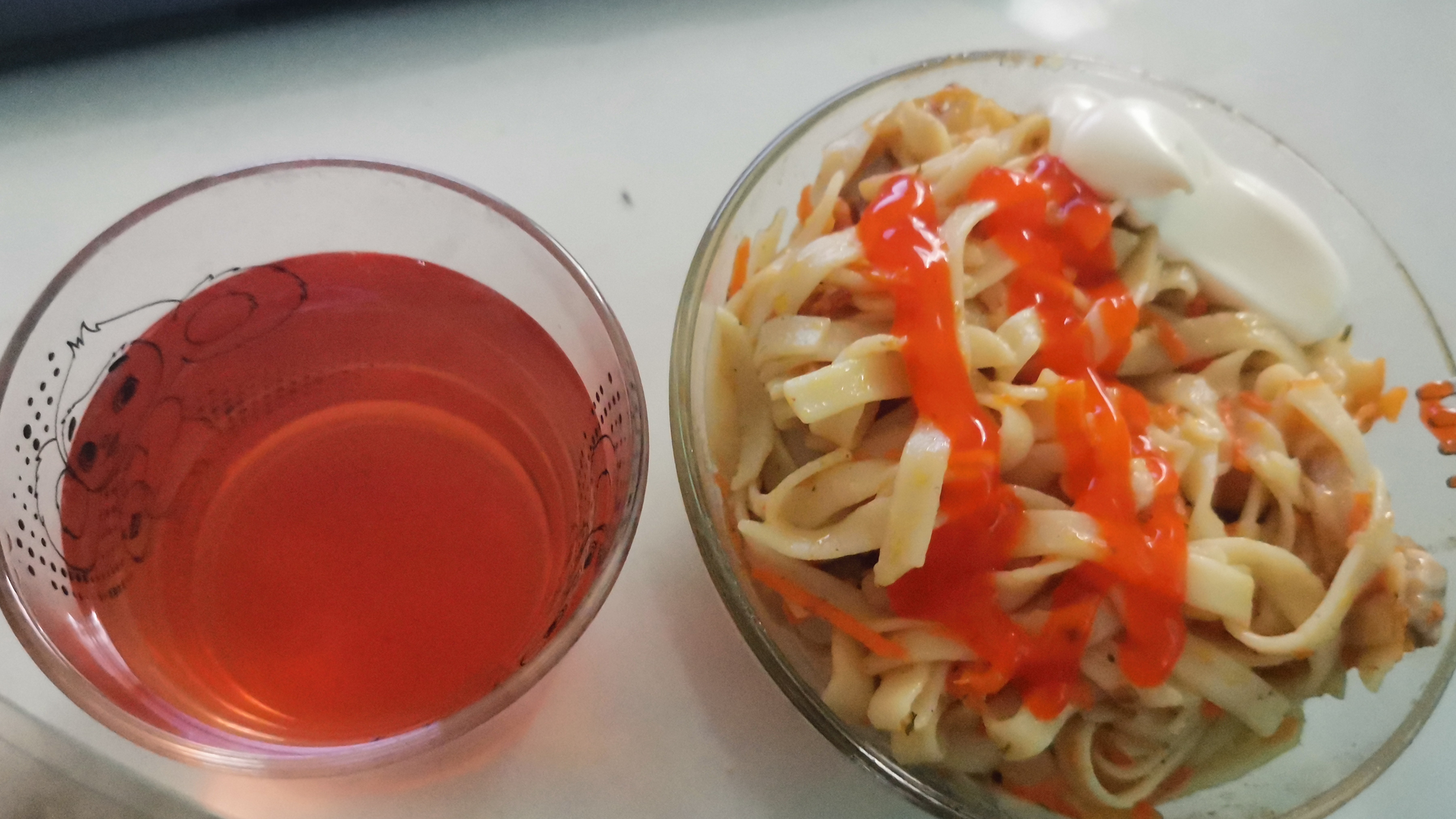 Ужин лапша с мясом 🤓☕👍