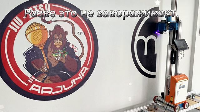 Печать на стене. Хабаровск