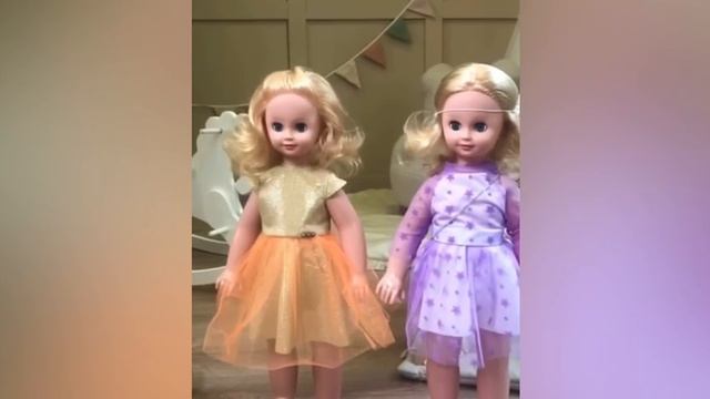 Кукла большая ростовая СТРАНА КУКОЛ говорящая шагающая за руку высота 60 см