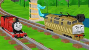 Паровозик Томас  Веселый гоночный день паровозика Дизеля  -10. Для детей.  ч 21