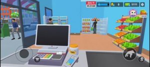 Играю в симулятор супермаркета! (Извиняюсь за плохой звук и помехи)