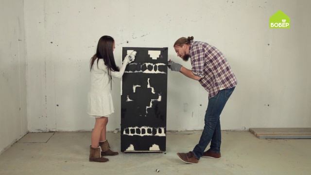 ИДЕЯ для декора! Перекрашиваем старый холодильник. Обновите интерьер легко!