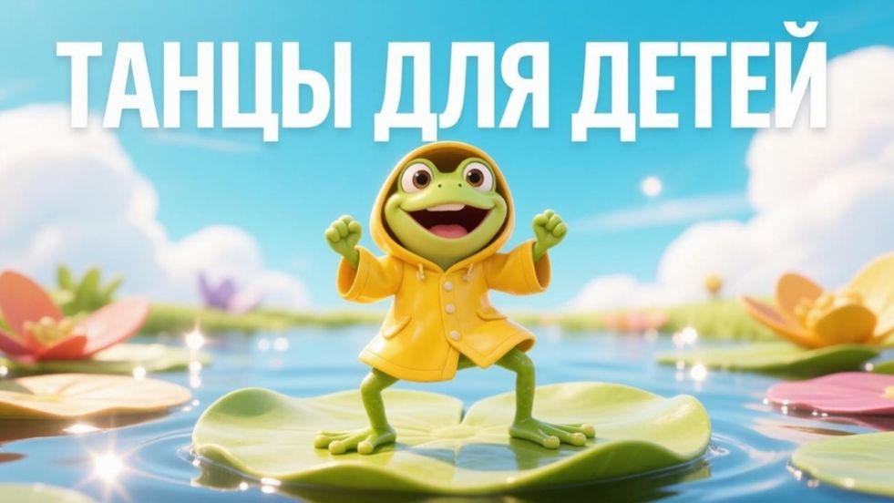 Танцы для детей | Танцуем с лягушкой 🐸